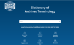 Dictionary of Archives Terminology – The American Archivist Reviews Portal